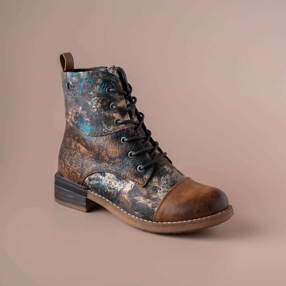 NEW RIEKER women's bohemian boots in multi